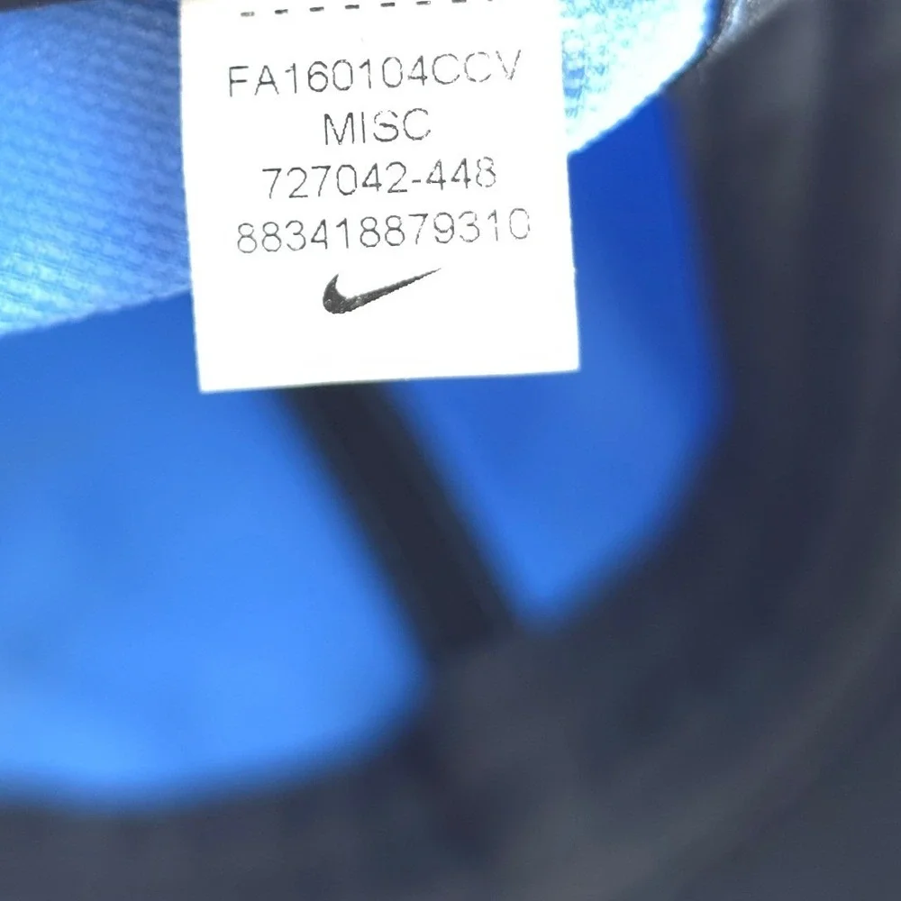 Nike Golf Baseball Cap Unisex OSFM Blue Swoosh Dri-FIT Adjustable 727042-448